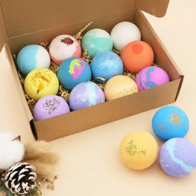 Floral Bath Fizzies Essential Oils Infused Bath Bombs for Skin Care Rejuvenation and Stress Relief Shower Steamers
