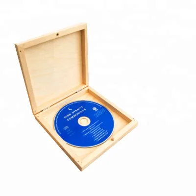 Cheap Stock Whole Sale cd Wood Packaging Box