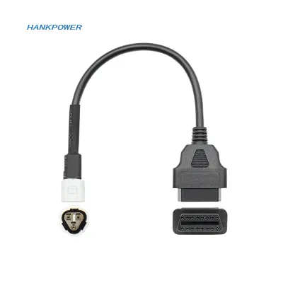 3 Pin to OBD2 16 Pin Adapter for Yamaha Motorcycle 3Pin Adapter for Yamaha Connection Cable