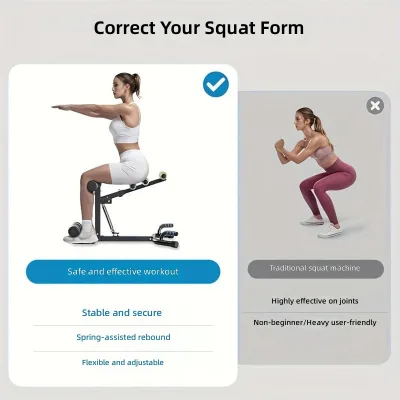 Iron Butt-Lifting Home Multi-Functional Squat Rack Abdominal Exercise Equipment Roman Chair Fitness Bench