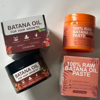2026 Private Label Batana Oil Butter Hair Care Nourishing Hair Treatment Cream Scalp Hair Growth Batana Butter