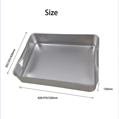 Customised Oil Drain Pan for Parts Cleaning Oil Pan Thickened Galvanized Iron Car Repair Brand New for Oil Pad With 150mm Height