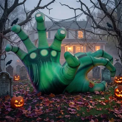 Skull Advertising Inflatable Customized 5m Giant Inflatable Skeleton Skull for Advertising