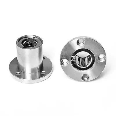304 Stainless Steel Linear Bearing SLMF6ZZ SLMF8ZZ SLMF10ZZ SLMF12ZZ SLMF13ZZ SLMF16ZZ UU Round Flange Linear Bearing