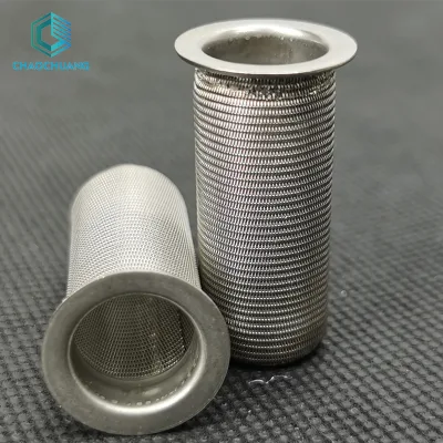 316L Stainless Steel Filter Element Corrosion Resistant Wire Mesh Cartridge Filter for Chemical Medical Industry