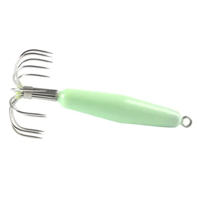 DORISEA OEM Wholeprice Hard Body Squid Luminous Jig Hook for Sea Fishing