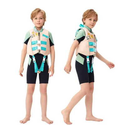 OUZO Large Buoyancy Children's Model Life Jacket Swimming Professional Life Undershirt Portable Ultra-thin Lightweight