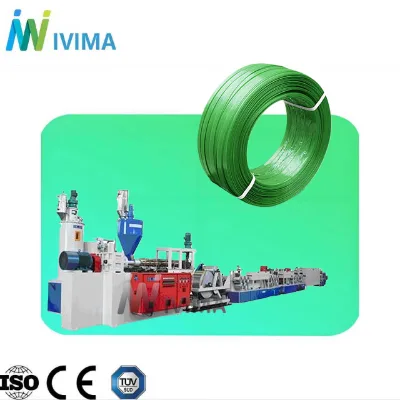 Recycled PET & PP Twin Screw Strapping Line with Gearbox & Motor for Automatic Eco-Friendly Packaging-IVIMA Brand