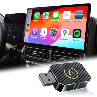 Mini Portable Auto Electronics Dongle Wireless Carplay & Android Navigation Music Function-Universal Car Accessories