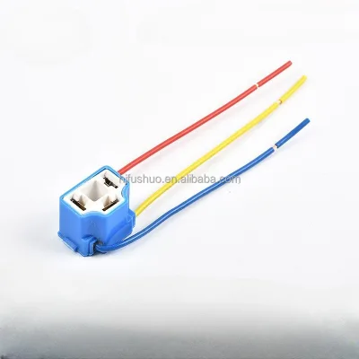 Wholesale Automotive Lighting Plug H4 Headlight Socket Car Line