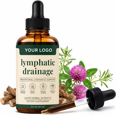 OEM/ODM Lymphatic Drainage Drops for Immune & Lymph System Liquid Supplement for Women & Men Lymphatic Support