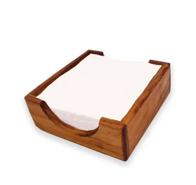 Napkin Tray Paper Napkin Holder Acacia Wood Napkin Dispenser Wooden Napkin Holder Country Napkin Box Kitchen Napkin Tray