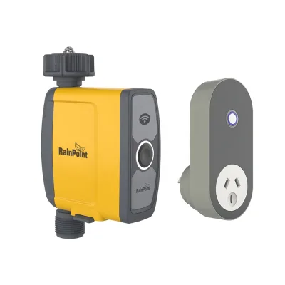 Rainpoint Smart Tuya Wireless WIFI Controlled Automatic Water Irrigation Timer for Home and Garden With Hub