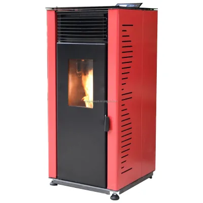 2024 Home Professional Wood Pellet Burning Machine Intelligent Panel Electric Power Wood Pellet Stove