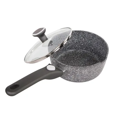 Non Stick Cookware Set Sauce Pan Aluminum Stock Pot with Detachable Handle and Glass Lid for Soup Cooking Conjuntos De Panelas