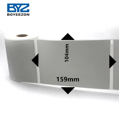 Boyeezon Compatible Dymo 1744907 4XL Thermal Label Black on White 4x6 Address Shipping Label UV Printing Oil Proof for Grocery Use