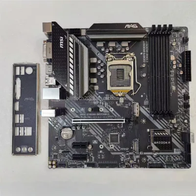 For M-S-I MAG B460M BAZOOKA Motherboard DDR4 MicroATX DVI LGA1200 Tested OK
