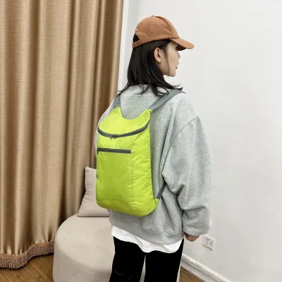 Large-capacity Nylon Travel Backpack Lightweight Durable Sports Bag Portable Foldable Cross-border Wholesale Outdoor Cycling Bag