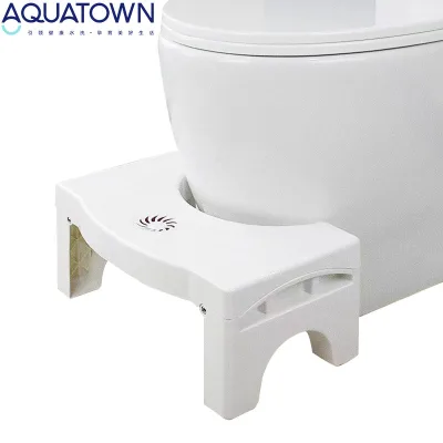 Plastic Minimalist Foldable Custom Color Toilet Foot Stool for Adults Home Bathroom Use