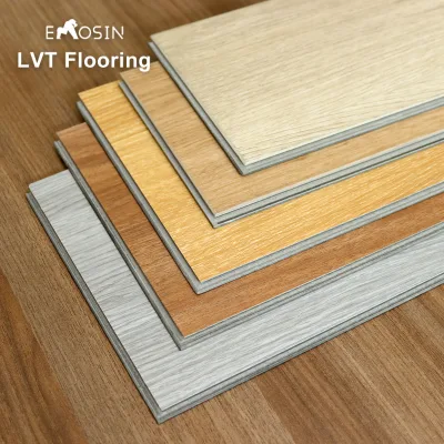 Public Facility Industrial Strength Stone Plastic Vinyl Plank Flooring Click Lock System LVT Vinyl Flooring