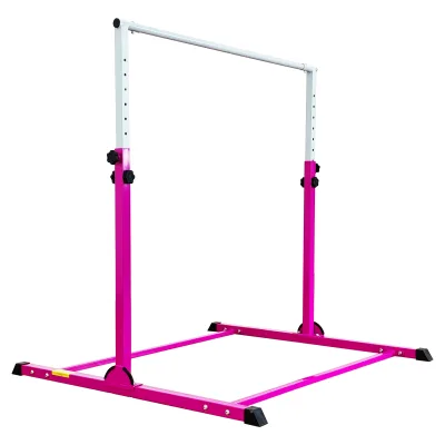 Upgraded Foldable Gym bar for Kids Ages 3-12, 200 Lbs Weight Capacity,gymnastics Training Equipment for Home and Gym Center Use