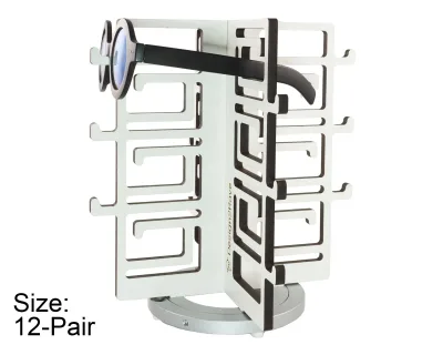 Customized Fashion Eyeglass Sunglasses Display Rack Rotating Display Stand for Optical Shop