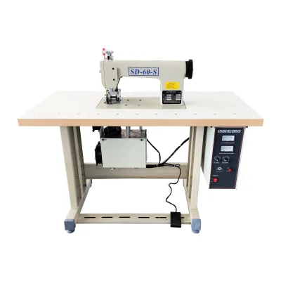 CE Certificate Industrial Ultrasonic Lace Sewing Machine Cutting Fabric Lace Tablecloth Stitching for Non-Woven Fabric