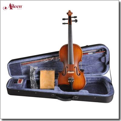 4/4 Electric Silent Violin, Colorful Electric Violin With Case (VE102B)