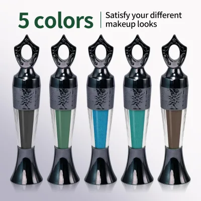 Lakerain Long-lasting Waterproof Eyeliner Mkaeup 5-Color Smooth Colored Eyeliner Pencil Powder Eyeliner