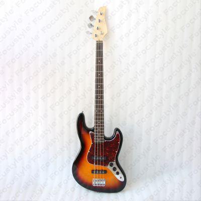 Colorful Bass Sunburst Red Pearl 4 Strings Electric Electrical Bass Guitar
