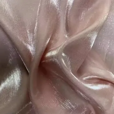 High Quality Soft Woven Silks Shinny Polyester Rayon Satin Fabric for Woman Dress Fabric