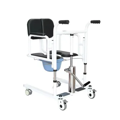 Electric Hydraulic Patient Lifting Transfer Chair With Commde