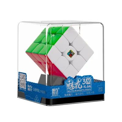 New Packaging MOYU Transparent Box 3x3 Meilong 2M 3M 4M Pyramid M Professional Plastic Puzzle Magic Cube Toys