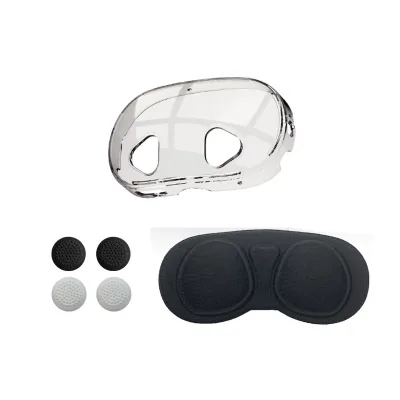 AOLION for Mate Quest 3s Mainframe Headset TPU Protective Shell with Clear Crystal Case Game Accessories