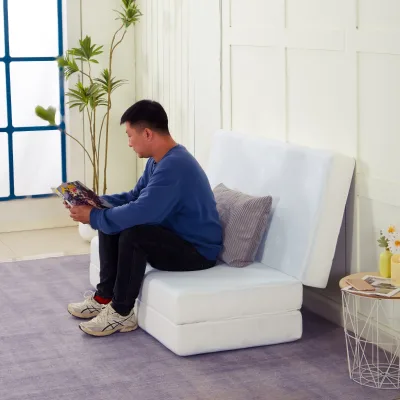 Super Soft and Breathable Knitted Cooling Mattress. Summer Cool Mattress. Foldable and Portable Folding Mattress.