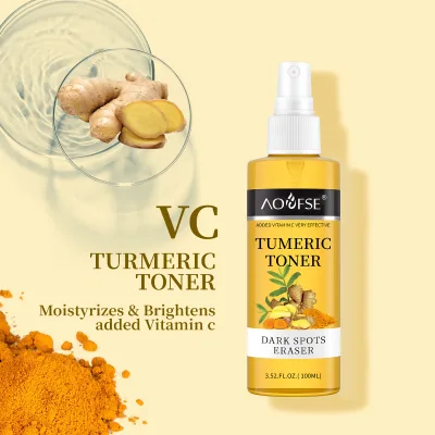 Oily Face Dark Spots Eraser Turmeric Toner for Face and Vitamin c Tumeric Toner