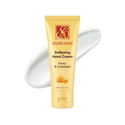 Private Label OEM ODM Honey Grapeseed Hand Cream Moisturizing Softening Shea Butter Dry Skin Care Wholesale