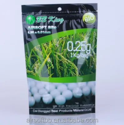 6mm Bio- 0.25g Custom Airsoft Bullet, Outdoor Game 6mm Bb Wholesale, Bb king air Soft Pellets