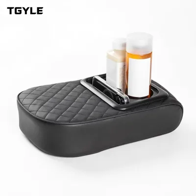 Wholesale Multi-Functional Car Storage Central Armrest Leather Cover Tissue Storage Capacity Cup Holder Assembled Center Console