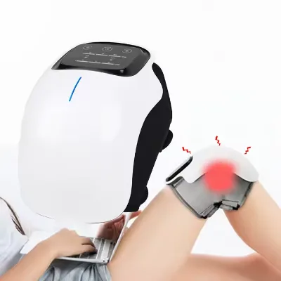 LJ Factory OEM ODM High Quality Electric Infrared Massage Heated Vibration Knee Care Massager Machine