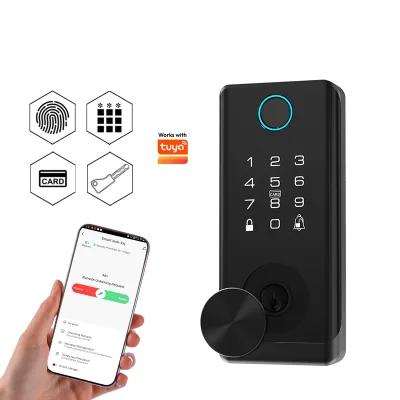 Keyplus Wi-fi Finger Print Cerradura Auto Unlock Electronic Deadbolt Pin Code Touch Screen Smart Door Lock Manufacturer