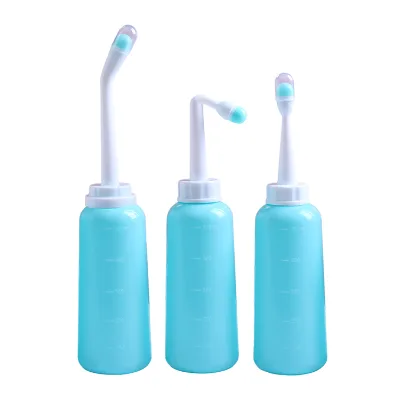 Portable Washing Bottle Squeeze Plastic Rinse Bottle Women Private Part Vaginal Cleaning Bottle