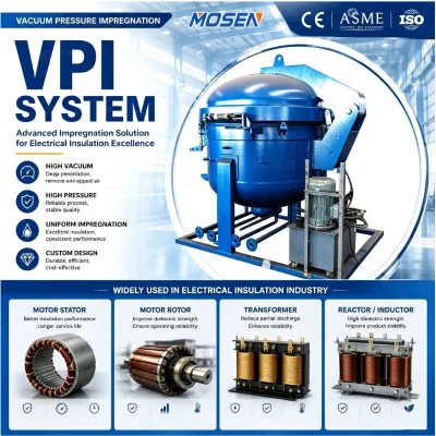 Customizable VPI Vacuum Impregnation Machine Whole Set Impregnating Equipment for Electrical Manufacturing Assembly Line