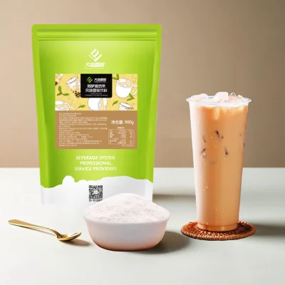 Premium Assam Milk Tea Powder for Boba & Cafe Drinks Bulk OEM Rich Black Tea Flavor Instant Dissolve Bag Packaging