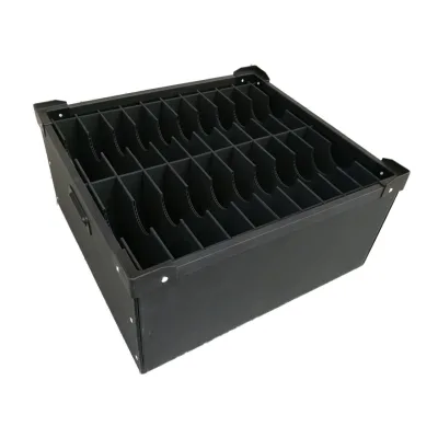 ESD Antistatic PP Corrugated Box Recyclable Storage Container for Electronic Devices