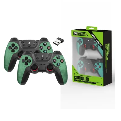 2.4G Double Controller for TV Box Game Box Stick Computer PC Wireless Gaming Control Gampad Joystick Mando Manette Computer