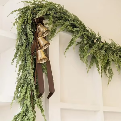 2025 Hot Sale Chamaecyparis Lawsoniana Garland Home Decoration Indoor Hanging Cedar Christmas Decorations