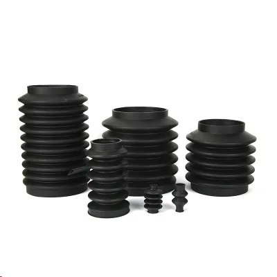Custom Silicone Rubber Retractable Dust Cover Flexible Bellows Boot Protective Sleeve Waterproof Industrial Equipment OEM ODM