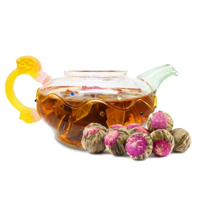 OEM Handmade Organic Blooming Tea Ball with Different Flavors Specialty Health Tea-Flower Ball