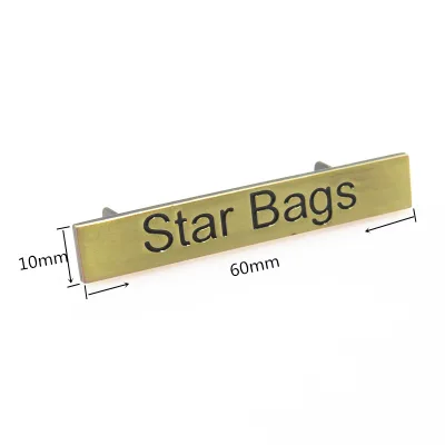 Customizable Brooches Pin Metal Tag Customized Name Badges ID Plate Steel Personalized Engraved Your Text Logo Business Plating